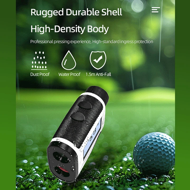 1200m Pro Golf Rangefinder 7X Magnification & 905nm Laser and Ballistic Calculator Technology