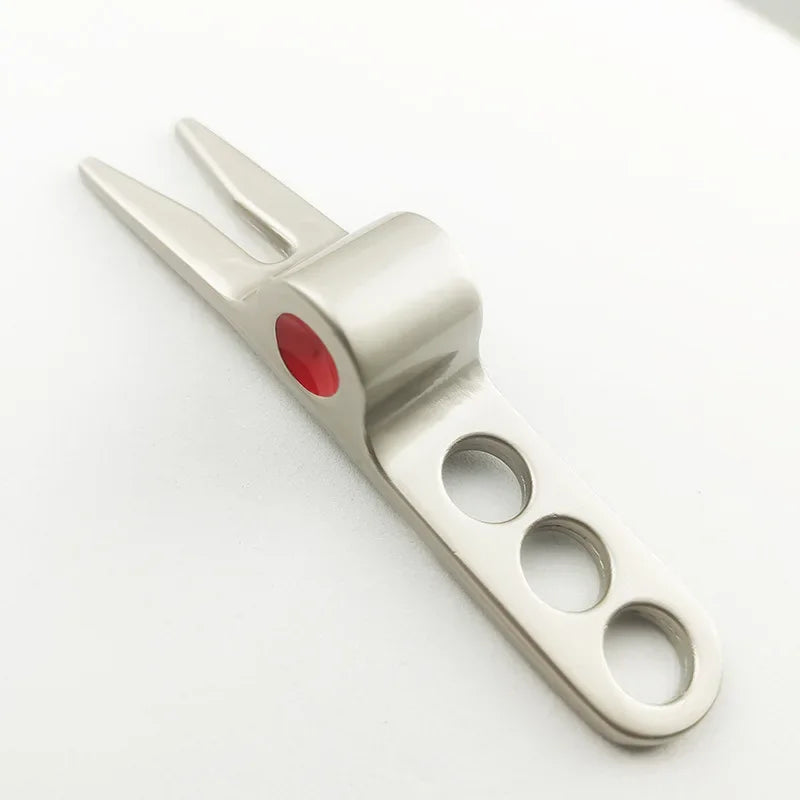 Golf Divot Tool Zinc Alloy Pitchfork for Golfers
