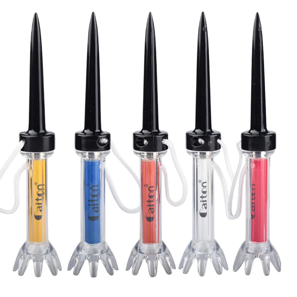 Magnetic Plastic Golf Tee Set with 360-Degree Bounce for Golfers