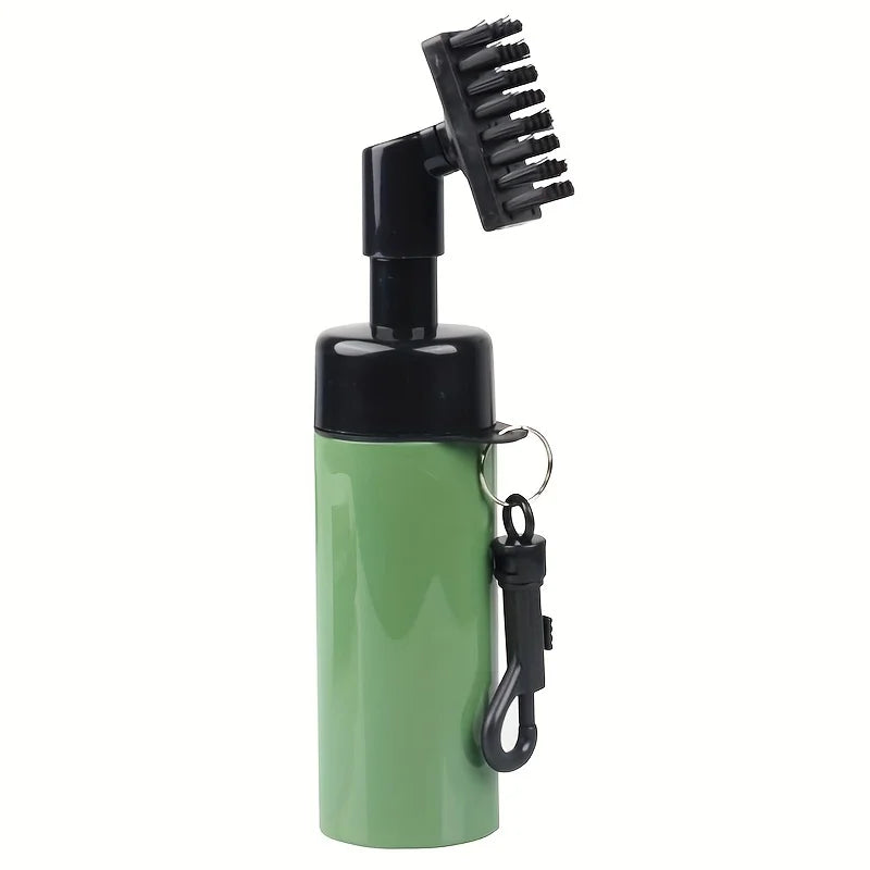 Golf Club Cleaner Groove Tube Brush with Leakproof Reservoir for Easy Club Maintenance