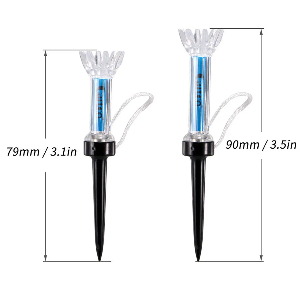Magnetic Plastic Golf Tee Set with 360-Degree Bounce for Golfers