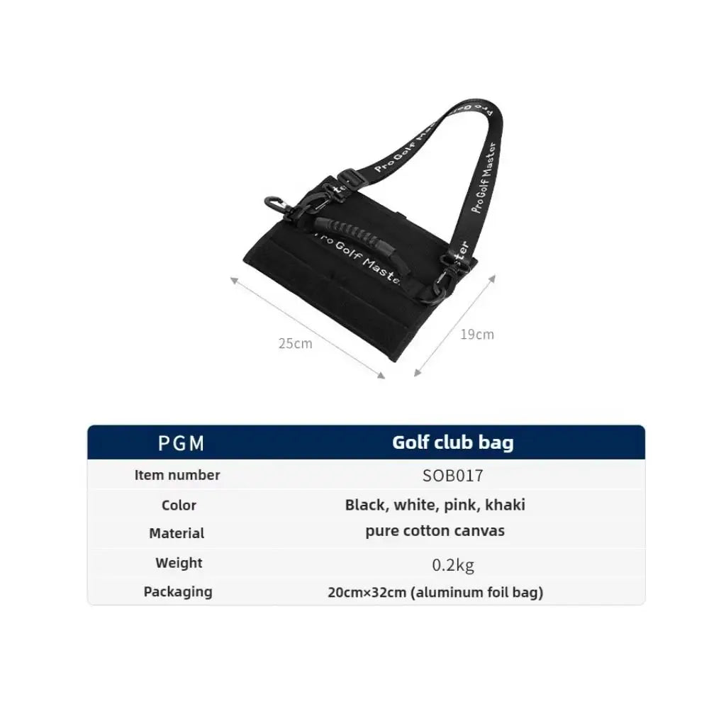 Mini Golf Bag with Adjustable Shoulder Strap for Men and Women