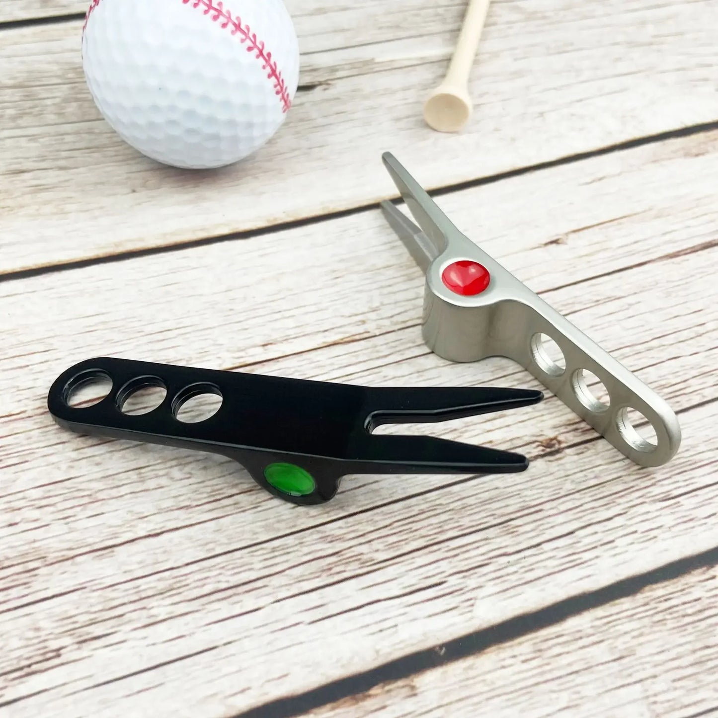 Golf Divot Tool Zinc Alloy Pitchfork for Golfers
