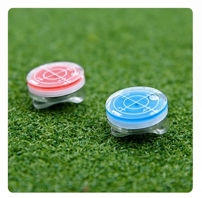Magnetic Cap Clip Golf Ball Marker with Level Function for Golfers