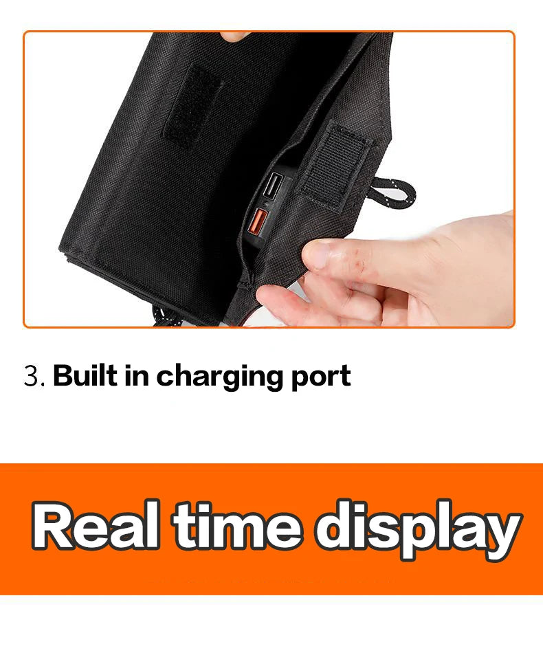 Portable 6-Fold 800W Solar Panel Charger for Outdoor Enthusiasts Who Need to Charge Any Device