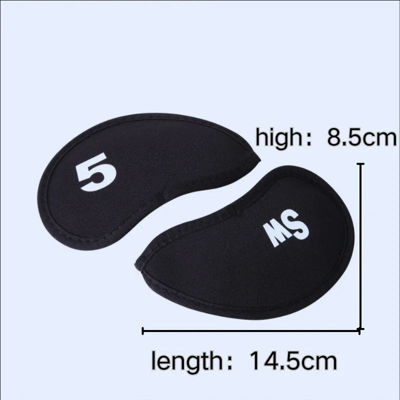 Golf Shaft Protectors with Numeric Printing for Easy Club Identification