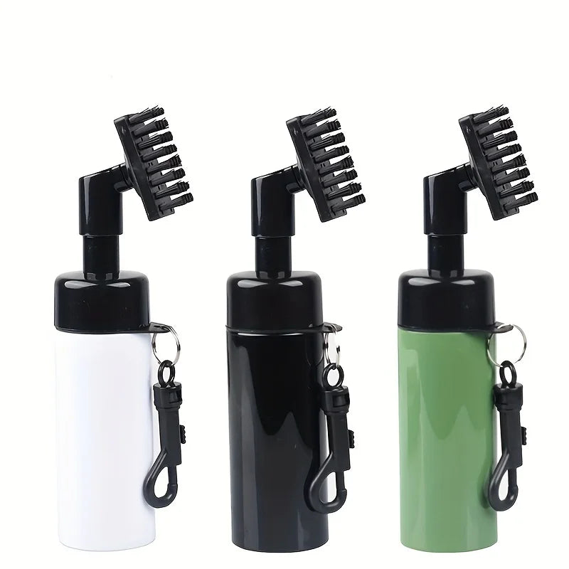 Golf Club Cleaner Groove Tube Brush with Leakproof Reservoir for Easy Club Maintenance