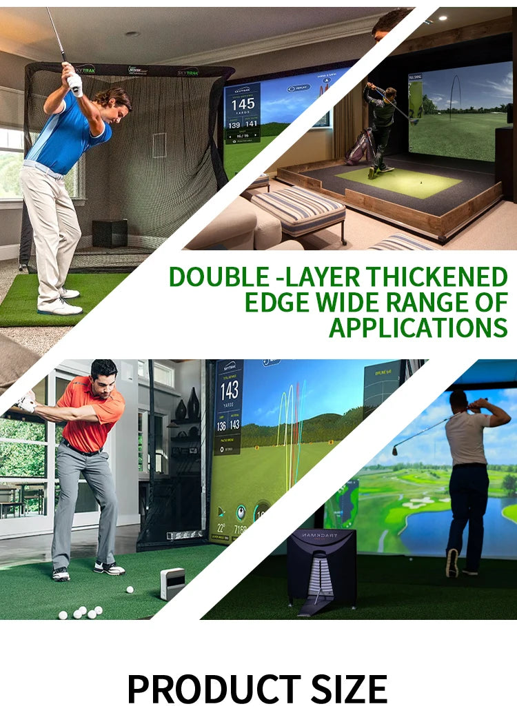 Golf Ball Simulator Impact Display Projection Screen for Indoor Golf Training