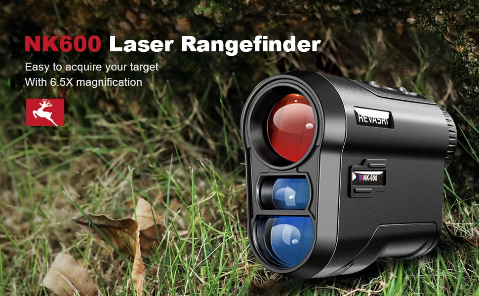 Golf Laser Rangefinder with 6X Magnification for Precision Sports