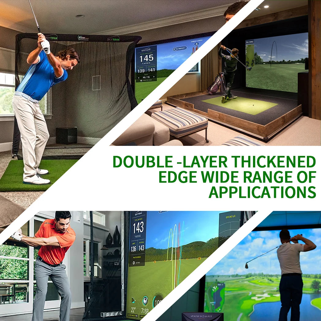 Golf Ball Simulator Impact Display Projection Screen for Indoor Golf Training