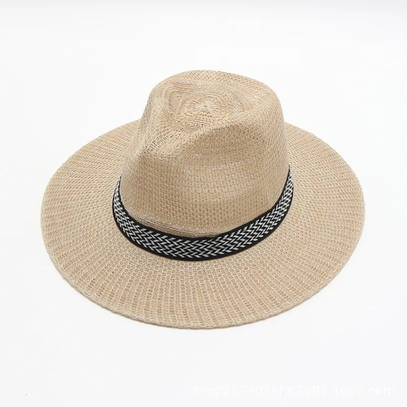 Breathable Ratan Hat For Golfing Sun Protection