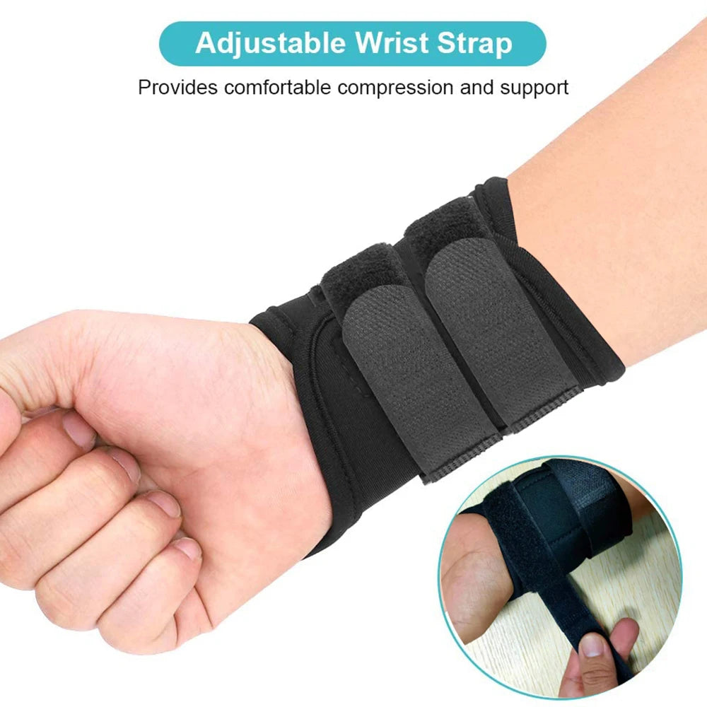 Neoprene & Leather Golf Swing Wrist Brace Trainer Aid for Correcting Swing Gesture Alignment