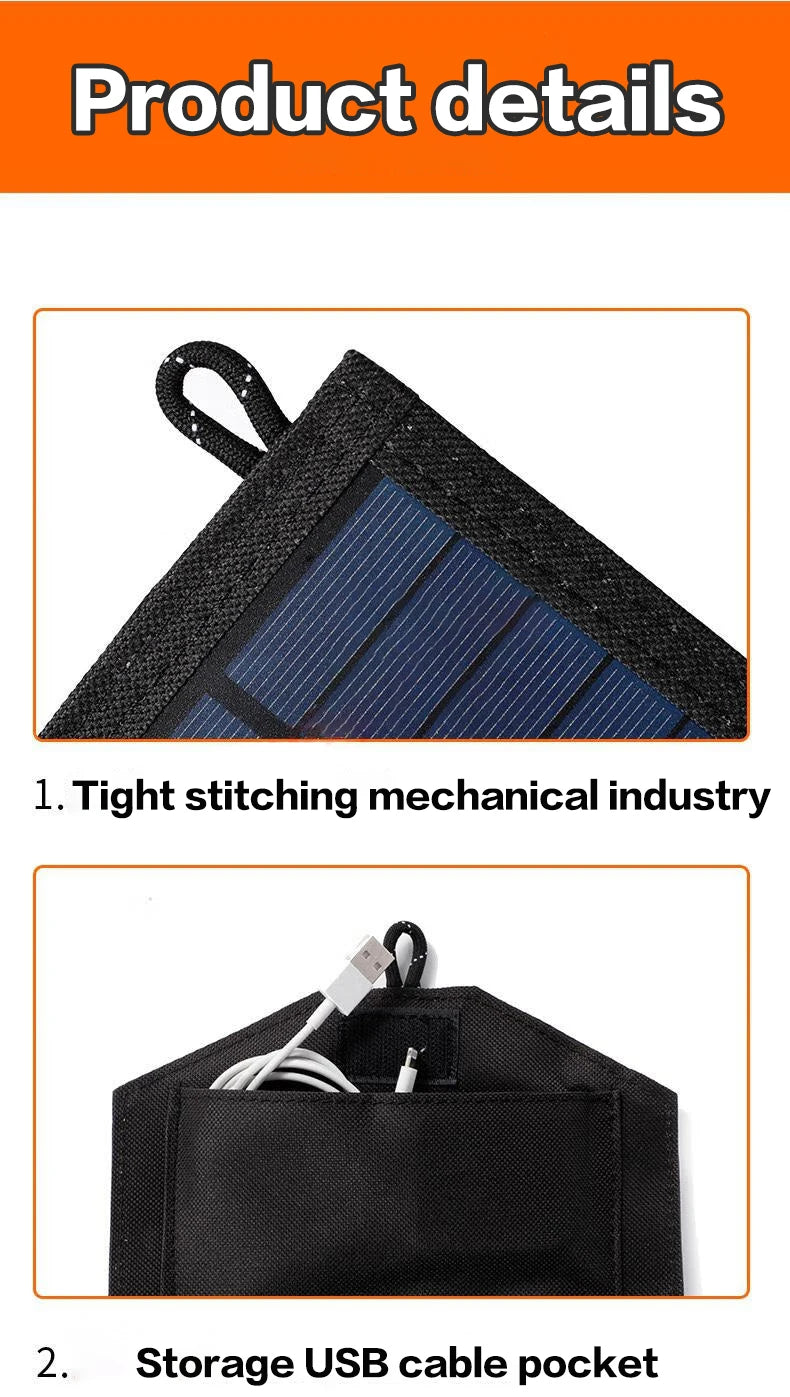 Portable 6-Fold 800W Solar Panel Charger for Outdoor Enthusiasts Who Need to Charge Any Device