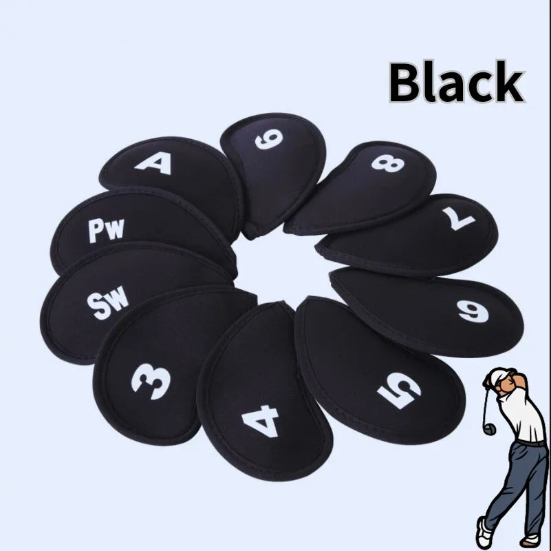 Golf Shaft Protectors with Numeric Printing for Easy Club Identification