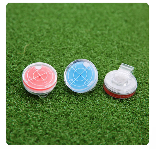 Magnetic Cap Clip Golf Ball Marker with Level Function for Golfers