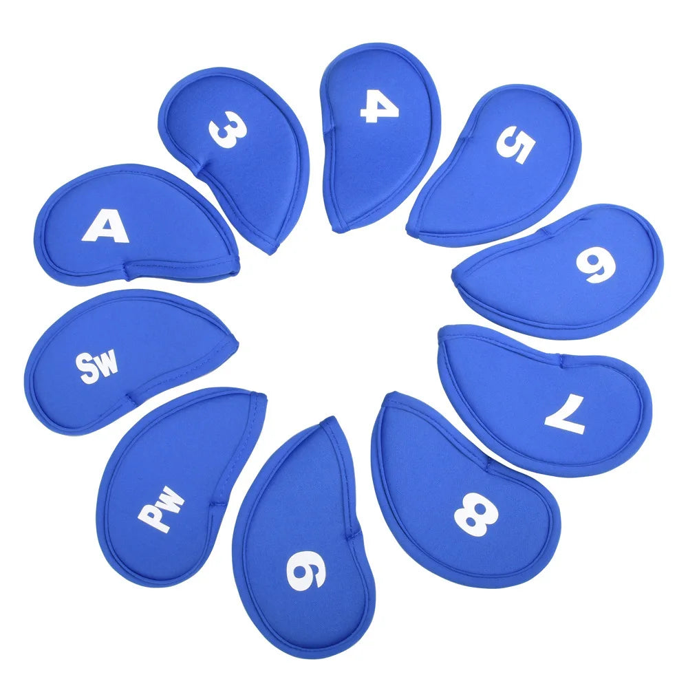 Golf Shaft Protectors with Numeric Printing for Easy Club Identification