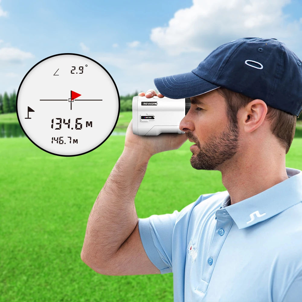 Golf Laser Rangefinder with 6X Magnification for Precision Sports