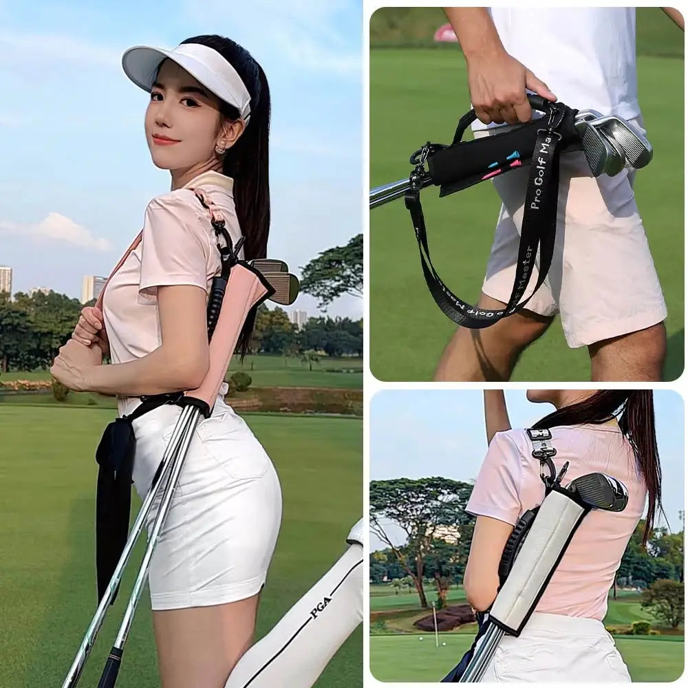 Mini Golf Bag with Adjustable Shoulder Strap for Men and Women