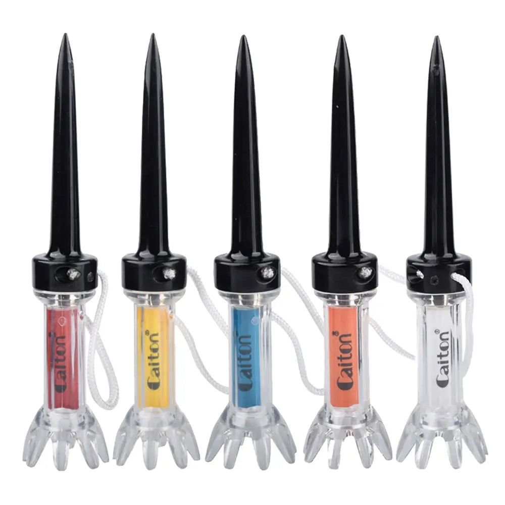 Magnetic Plastic Golf Tee Set with 360-Degree Bounce for Golfers