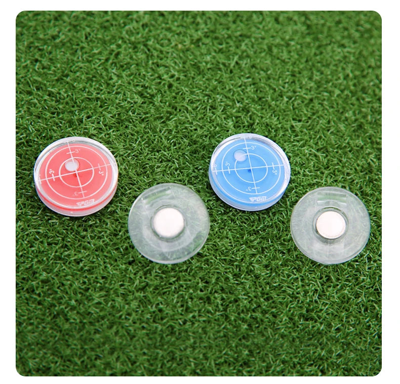 Magnetic Cap Clip Golf Ball Marker with Level Function for Golfers