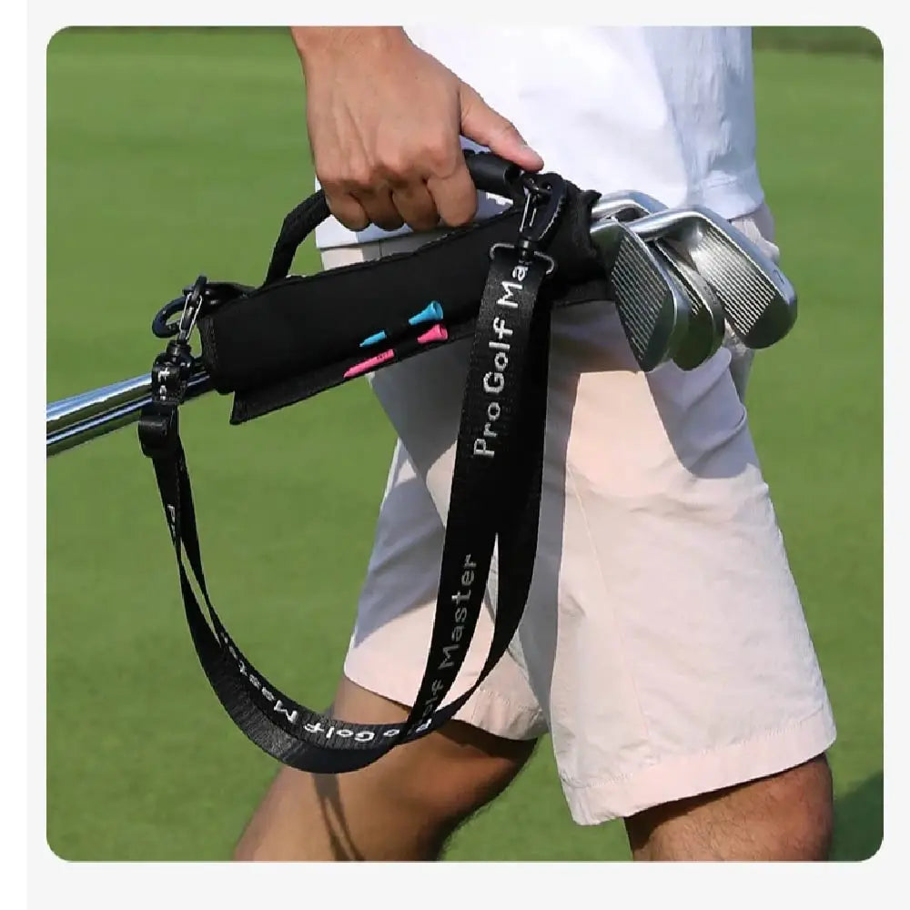 Mini Golf Bag with Adjustable Shoulder Strap for Men and Women