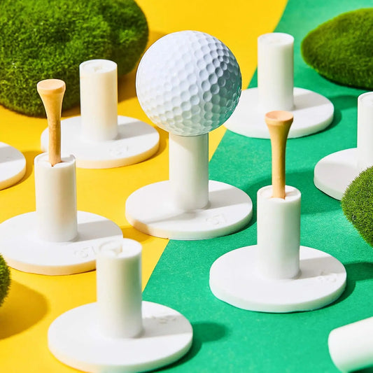 Rubber Practice Golf Tee's- 5 Pack Set