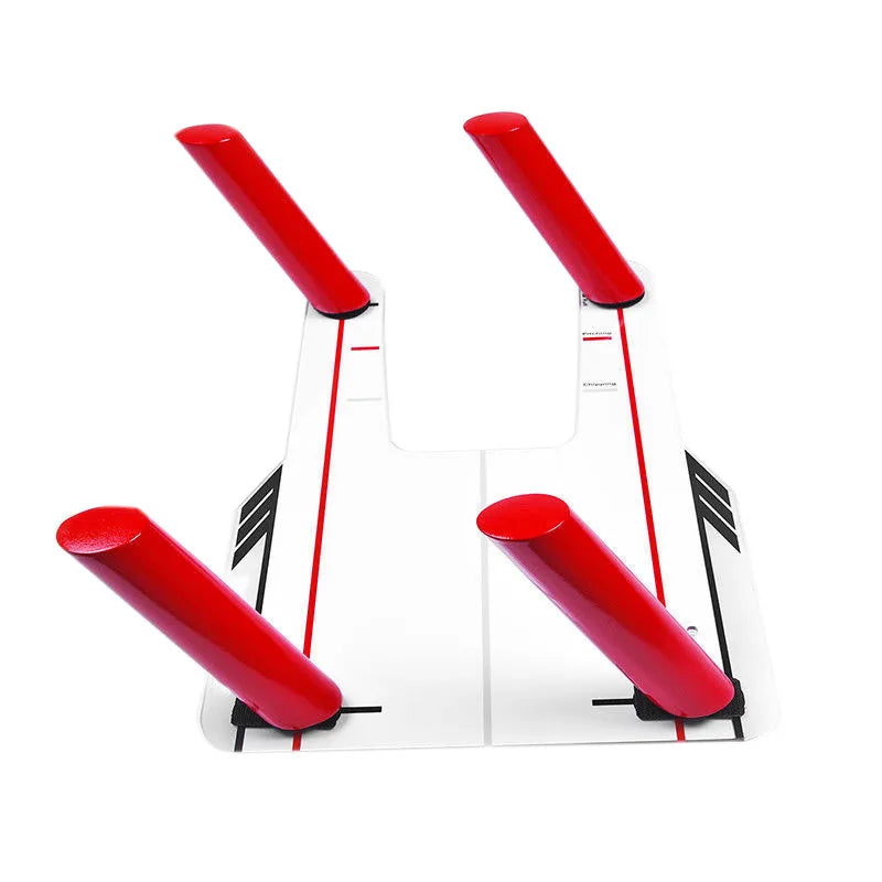 Golf Alignment Speed Trap Swing Trainer with Practice Aid Mirror