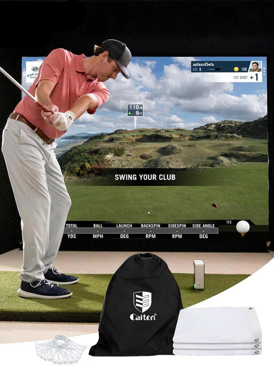 Golf Ball Simulator Impact Display Projection Screen for Indoor Golf Training
