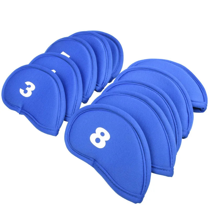 Golf Shaft Protectors with Numeric Printing for Easy Club Identification