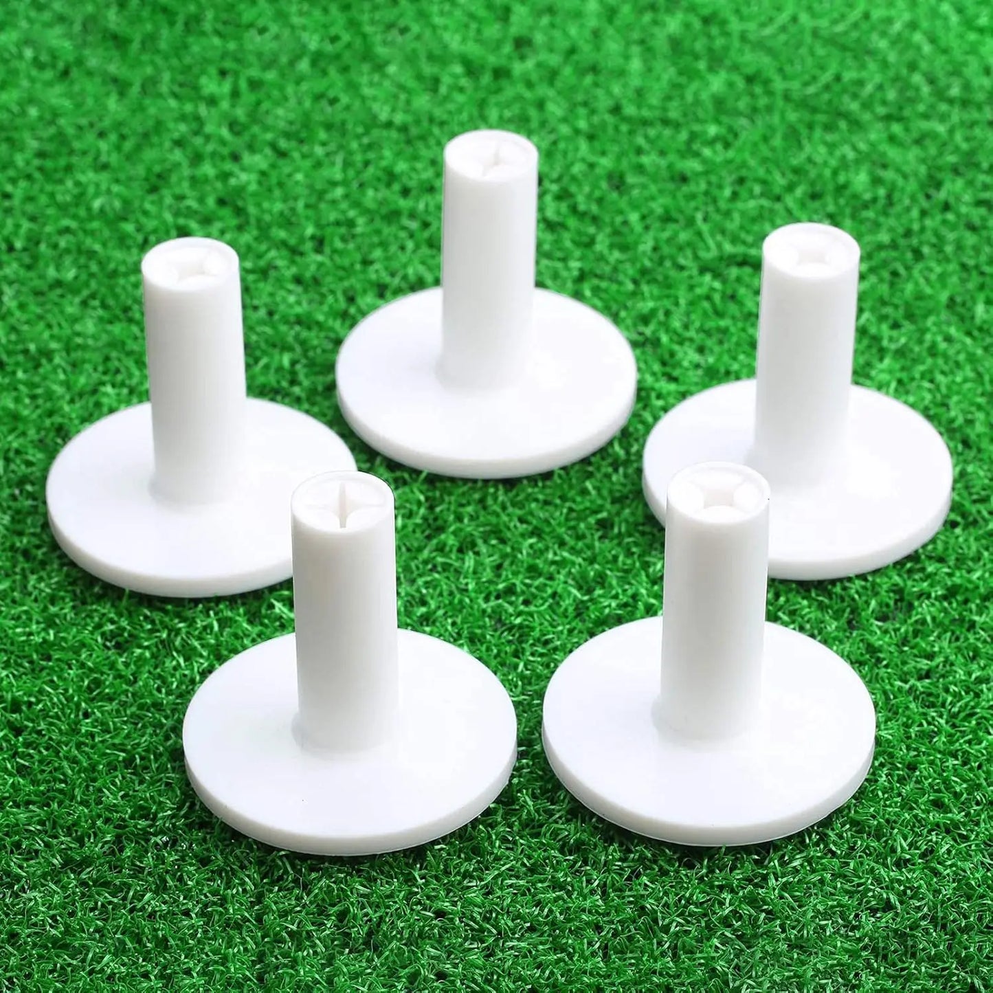 Rubber Practice Golf Tee's- 5 Pack Set