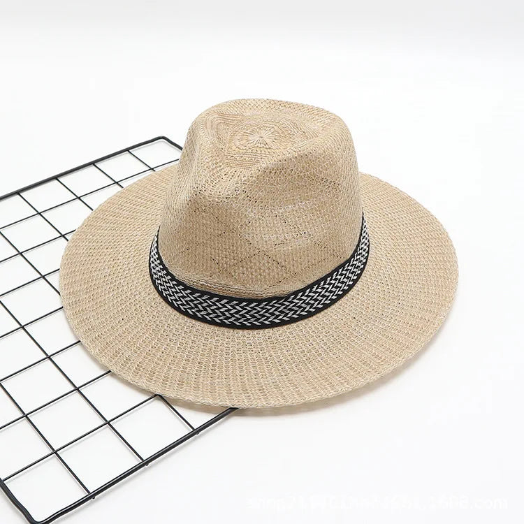 Breathable Ratan Hat For Golfing Sun Protection