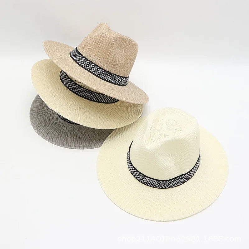 Breathable Ratan Hat For Golfing Sun Protection