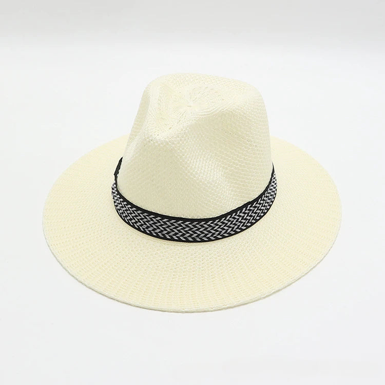 Breathable Ratan Hat For Golfing Sun Protection
