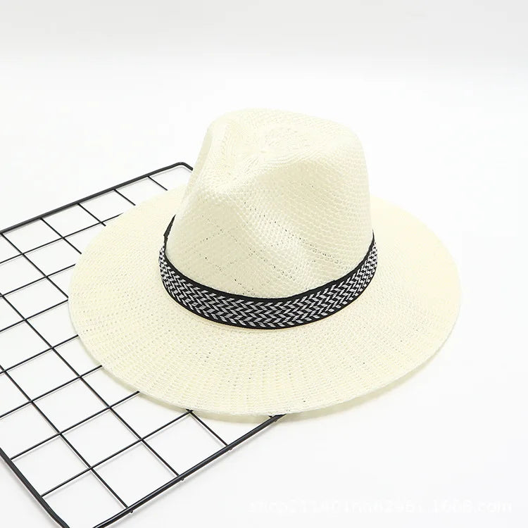 Breathable Ratan Hat For Golfing Sun Protection